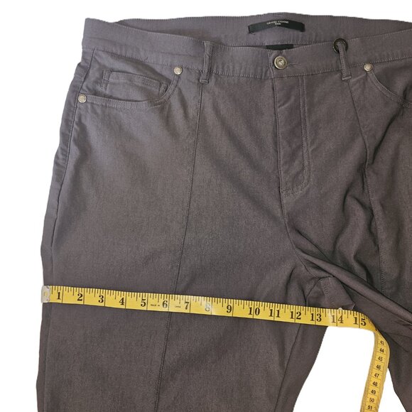 SIMON CHANG Grey Straight Leg Trouser Size 18P - Picture 7 of 10